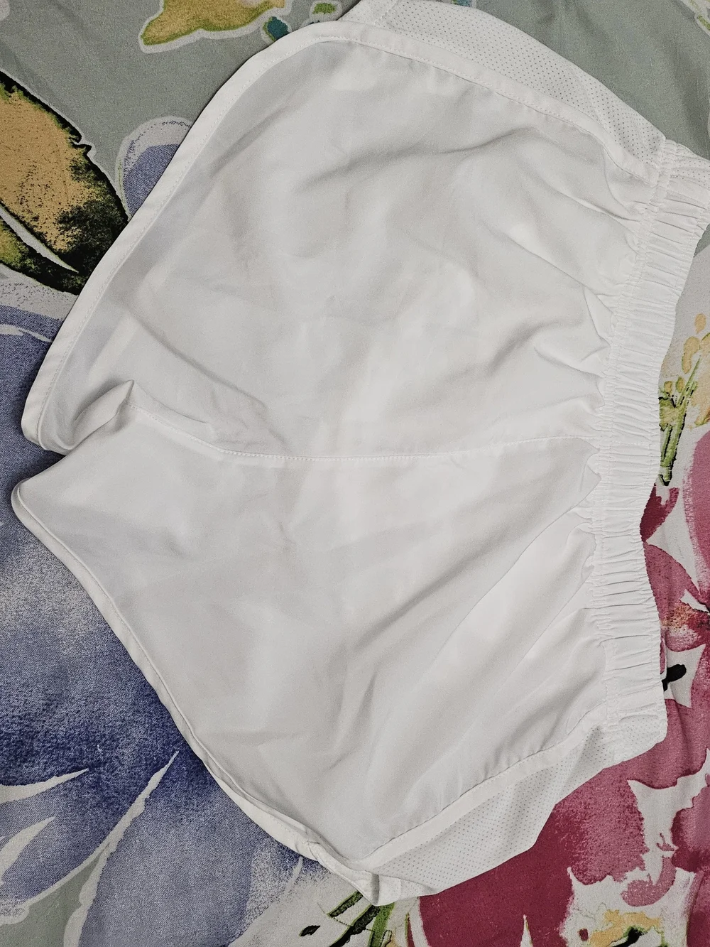Nike Women's White Dri-FIT Running Shorts